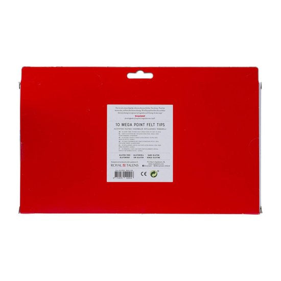 Felt tip big point set of 10 colours