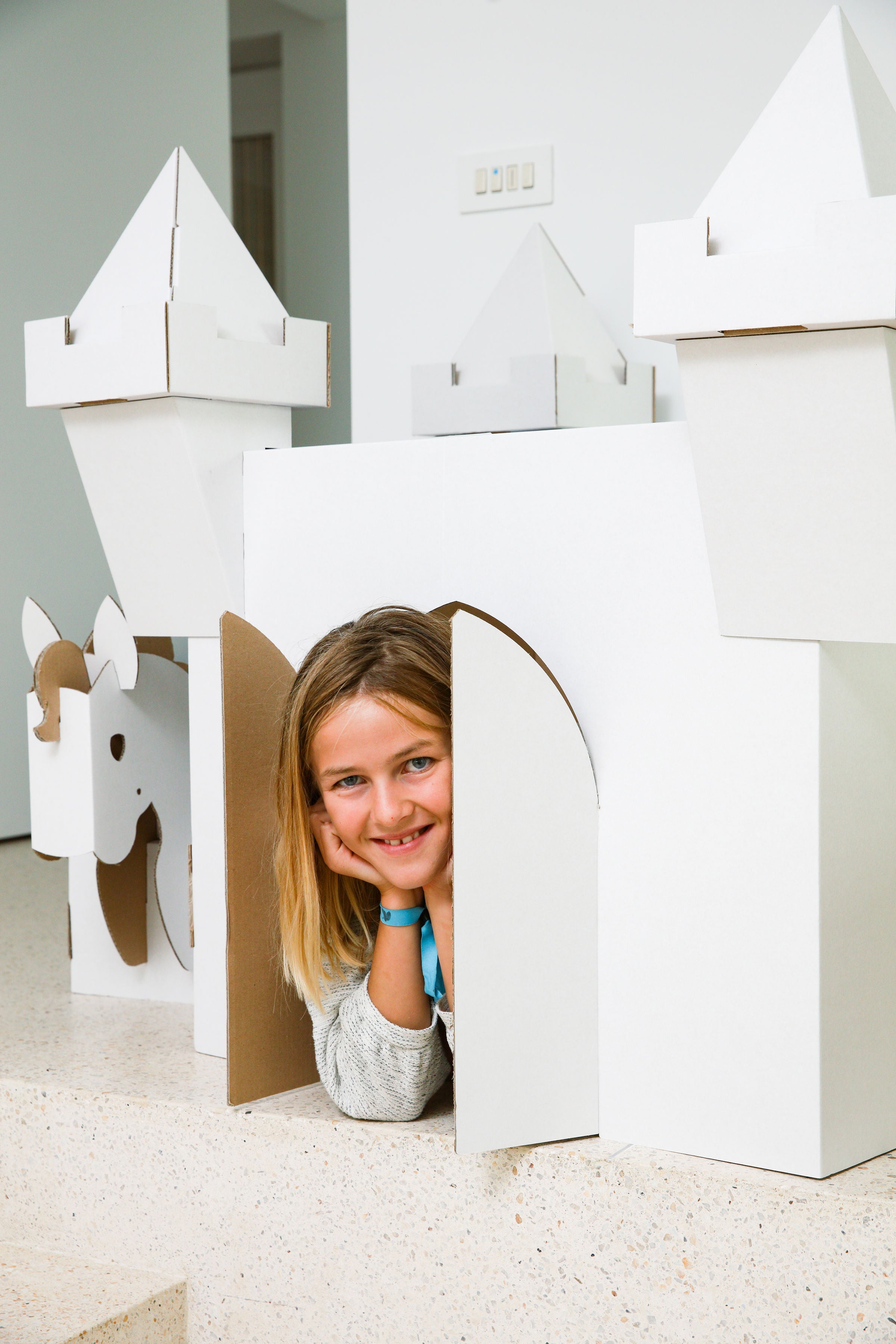 Castle princess playhouse cardboard