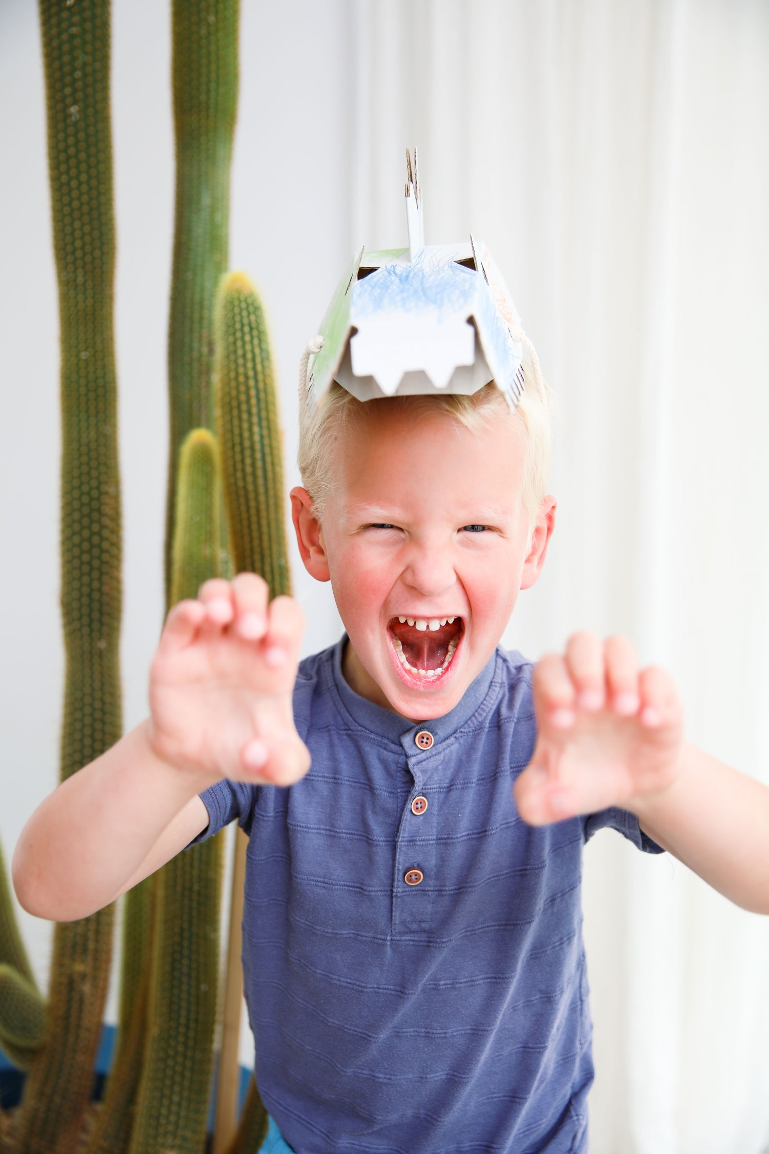 Dinosaur costume cardboard