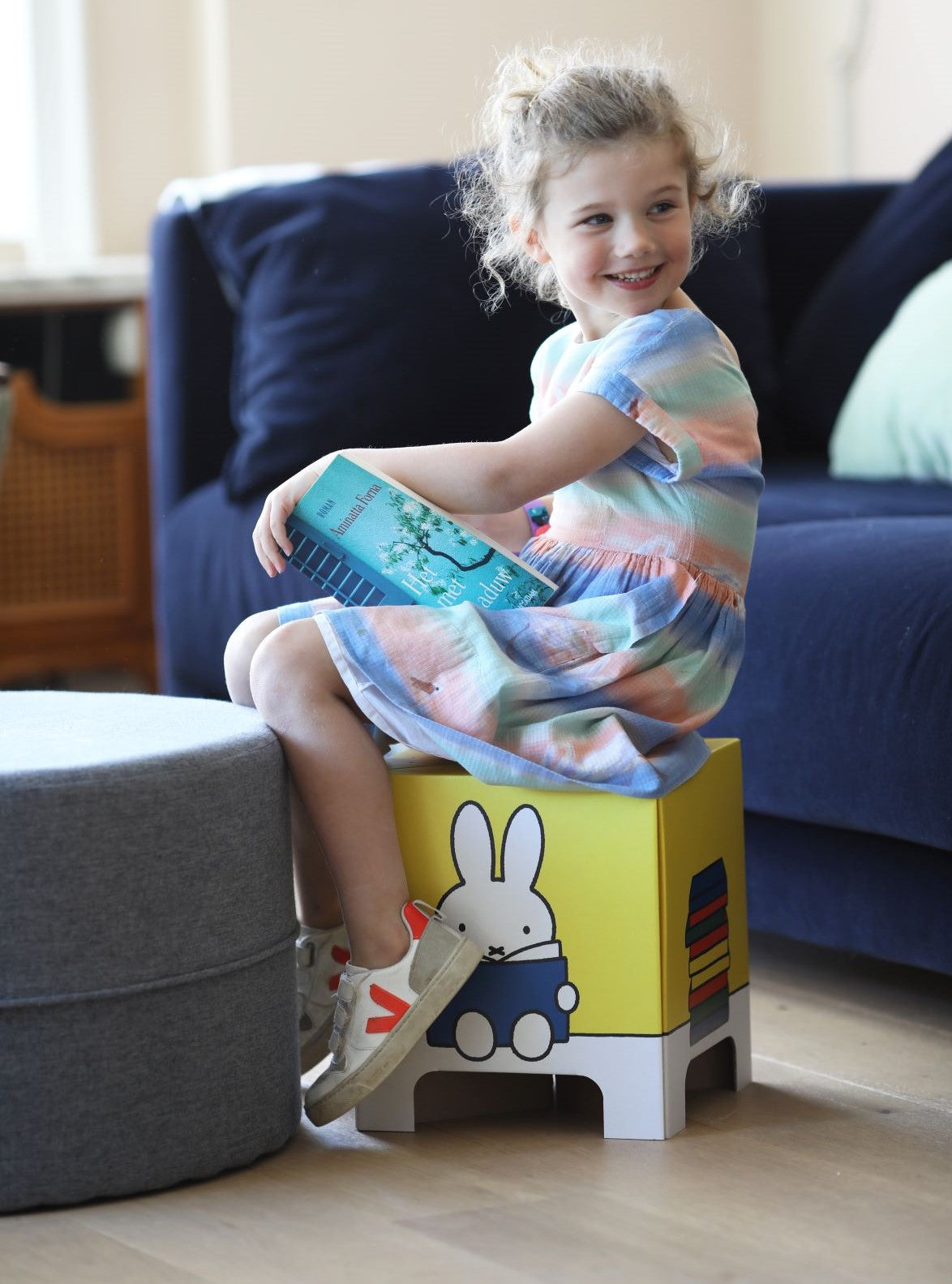 Miffy stool book cardboard