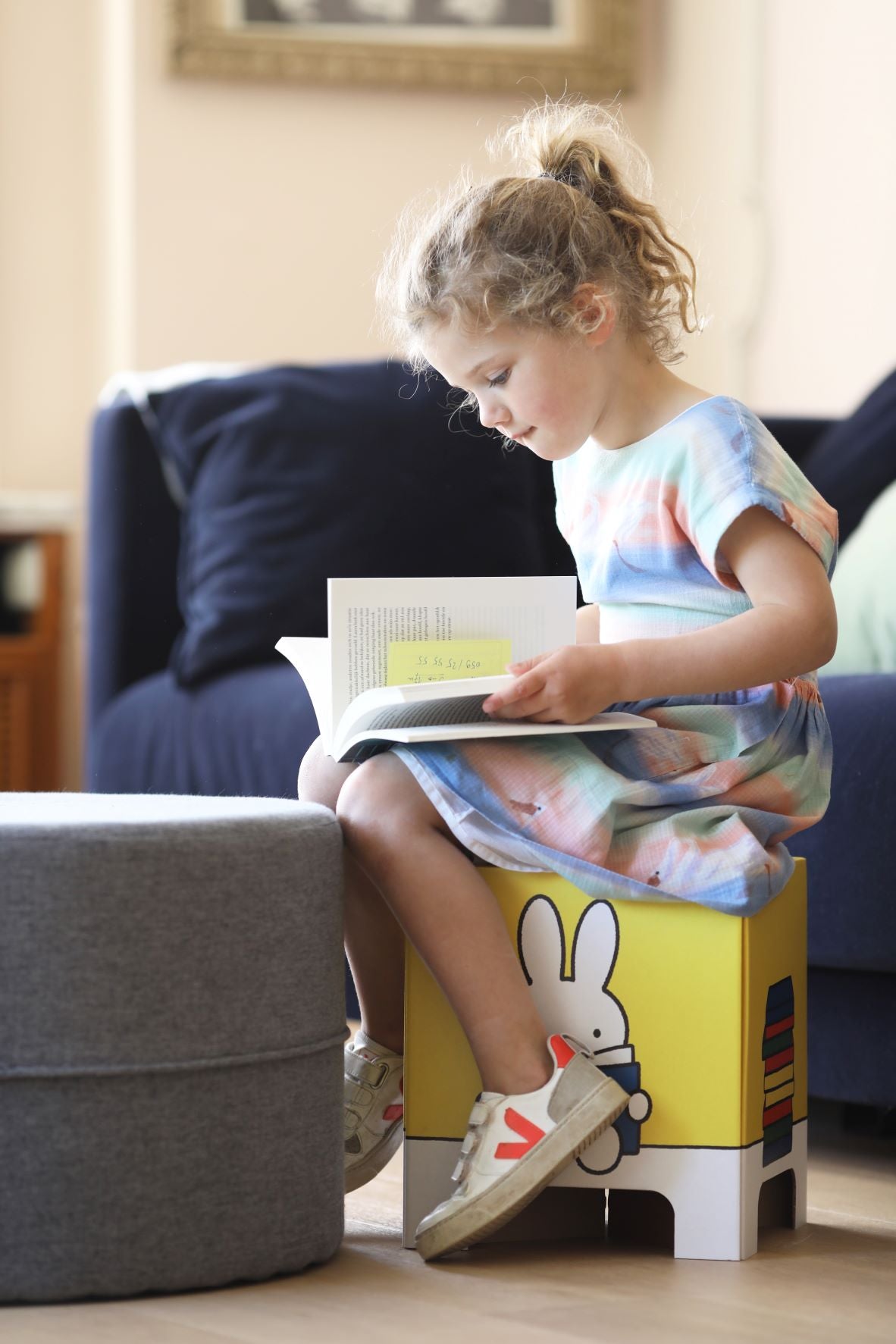 Miffy stool book cardboard