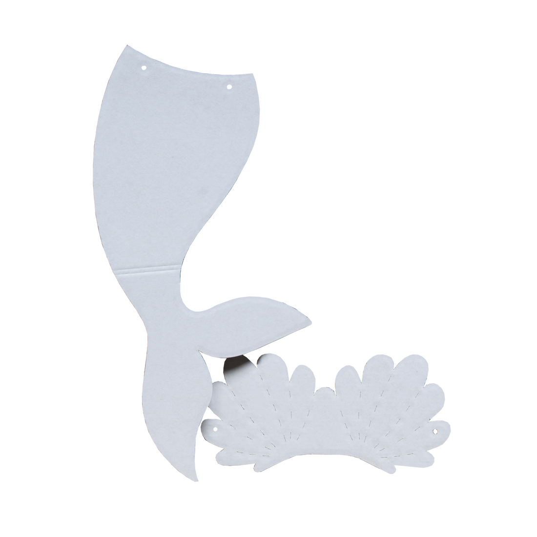 Mermaid costume cardboard