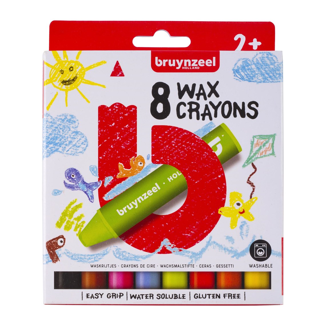 Wax crayons set of 8