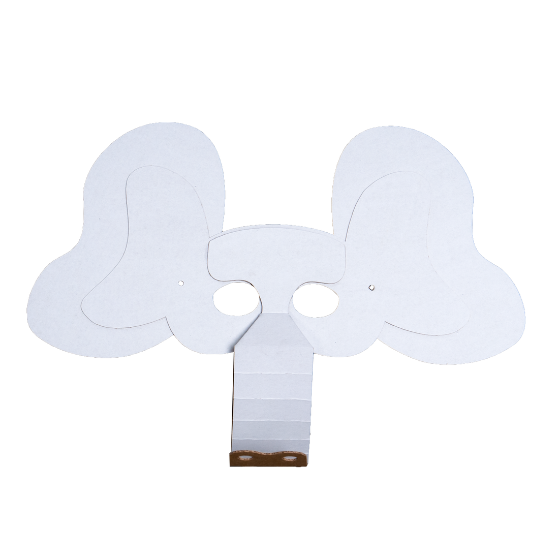 Elephant mask cardboard