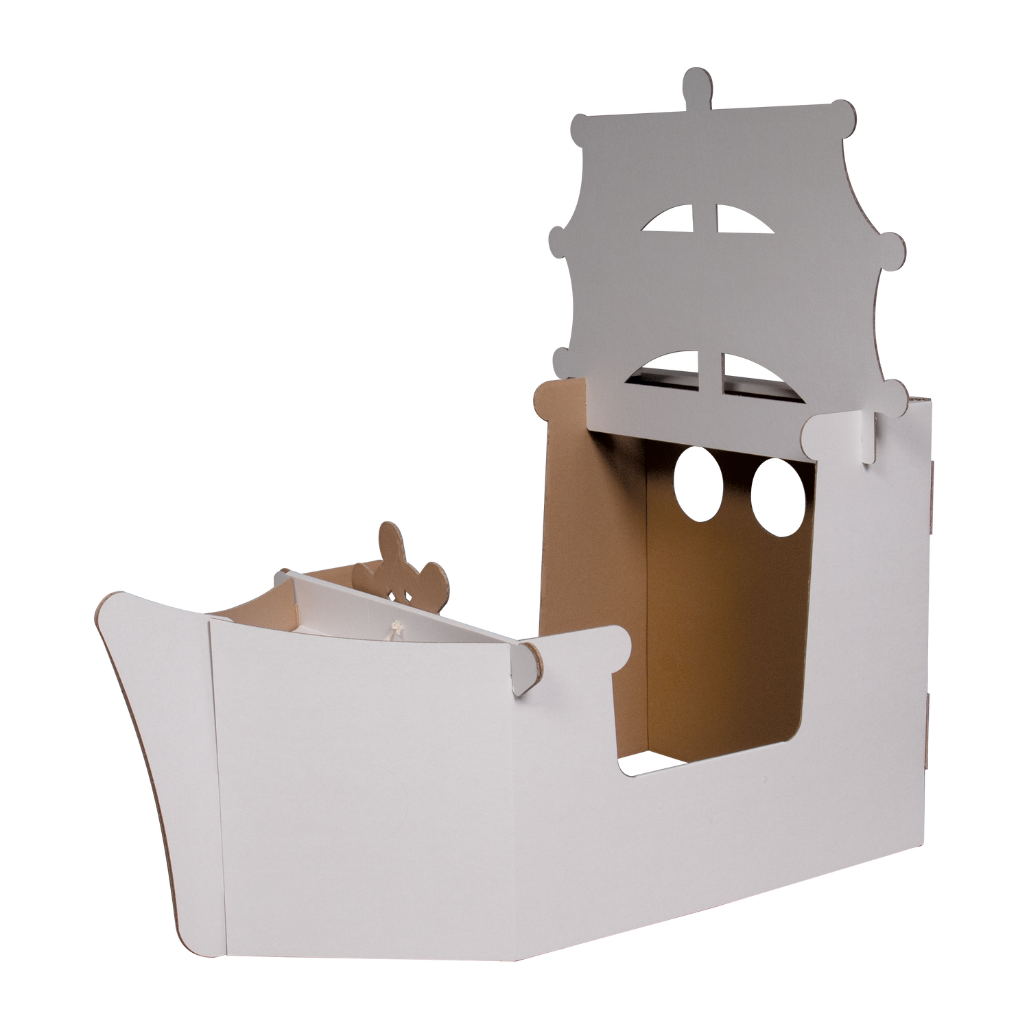 Pirateship playhouse cardboard