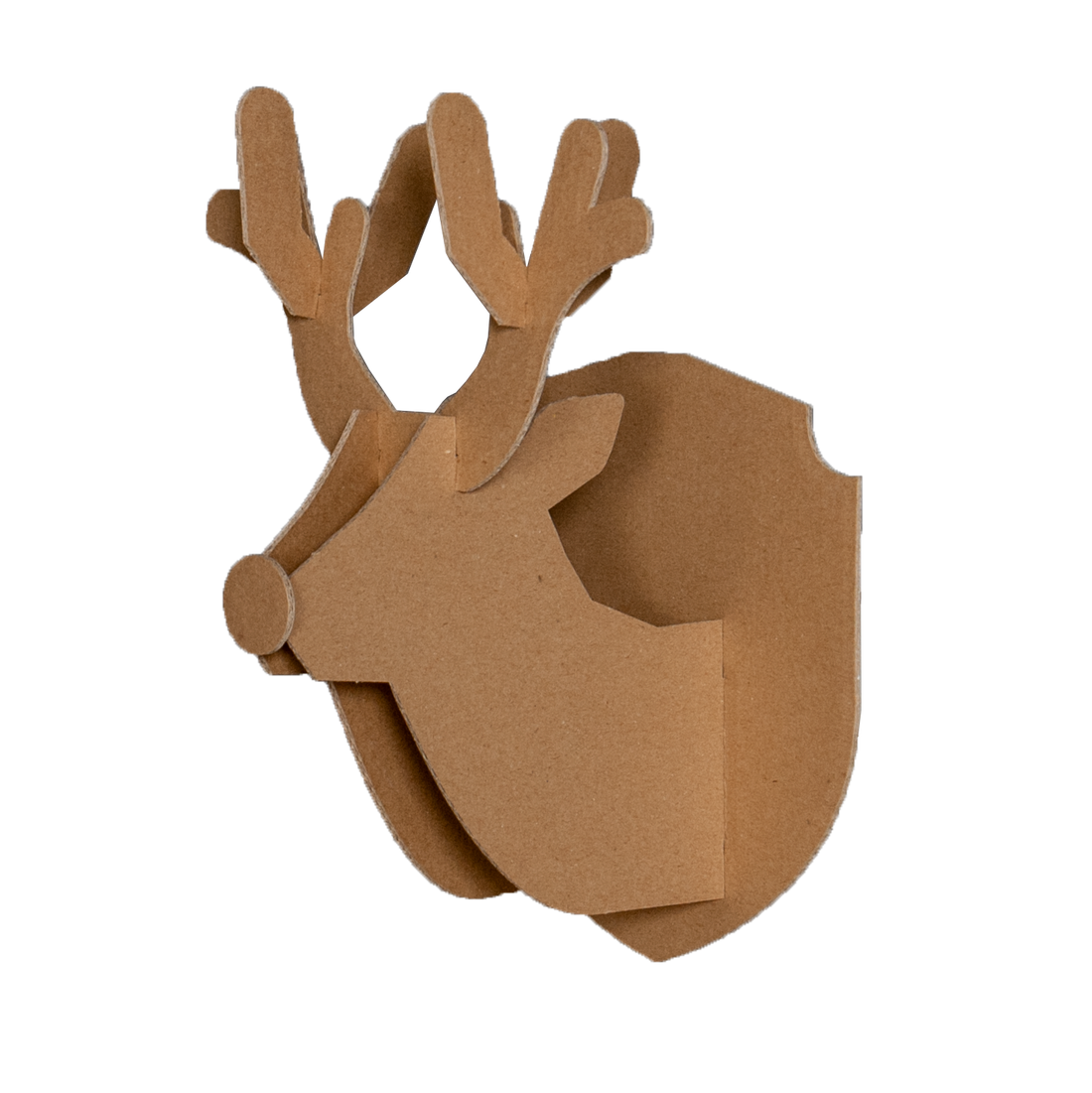 Reindeer head cardboard