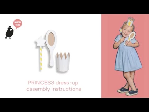 Princess costume cardboard