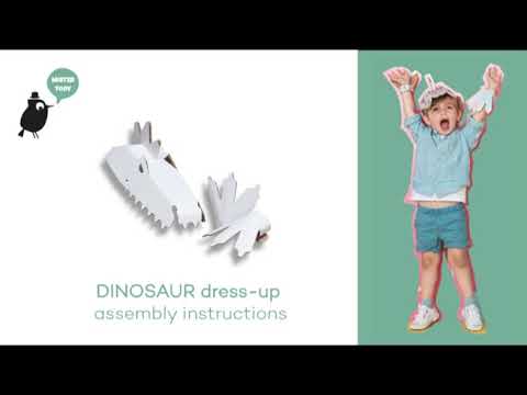 Dinosaur costume cardboard