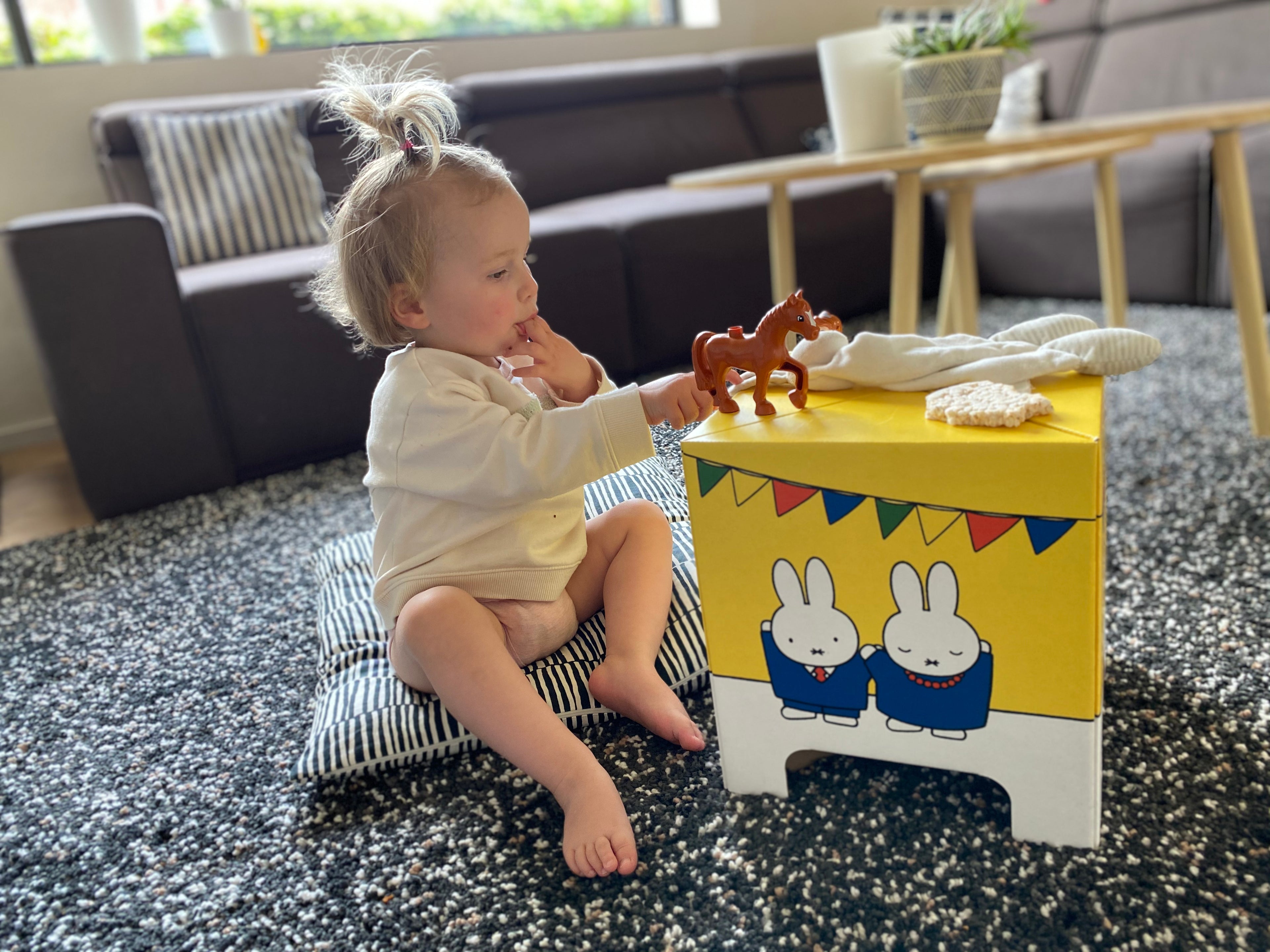 Miffy stool party cardboard