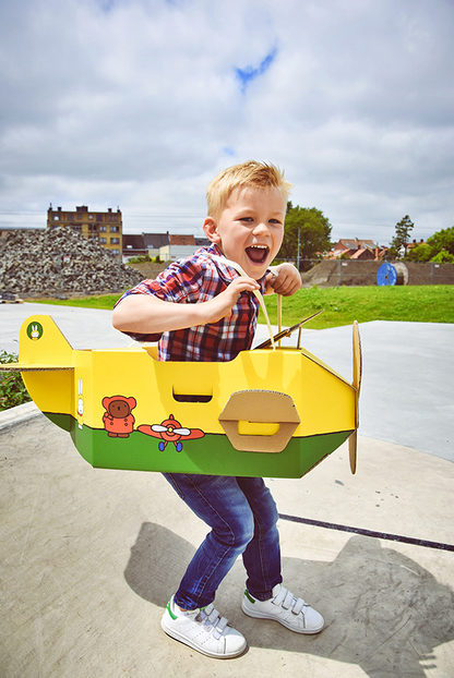 Plane Miffy cardboard