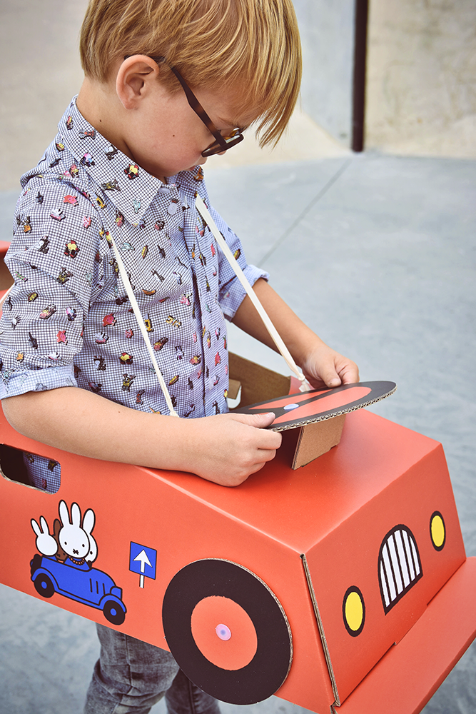 Car Miffy cardboard