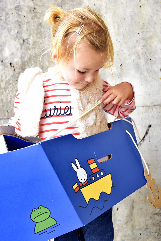 Boat Miffy cardboard