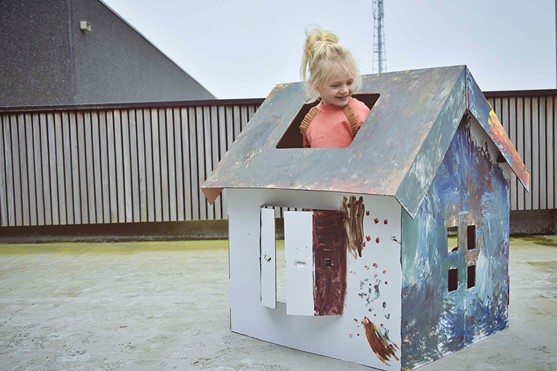 Playhouse cardboard