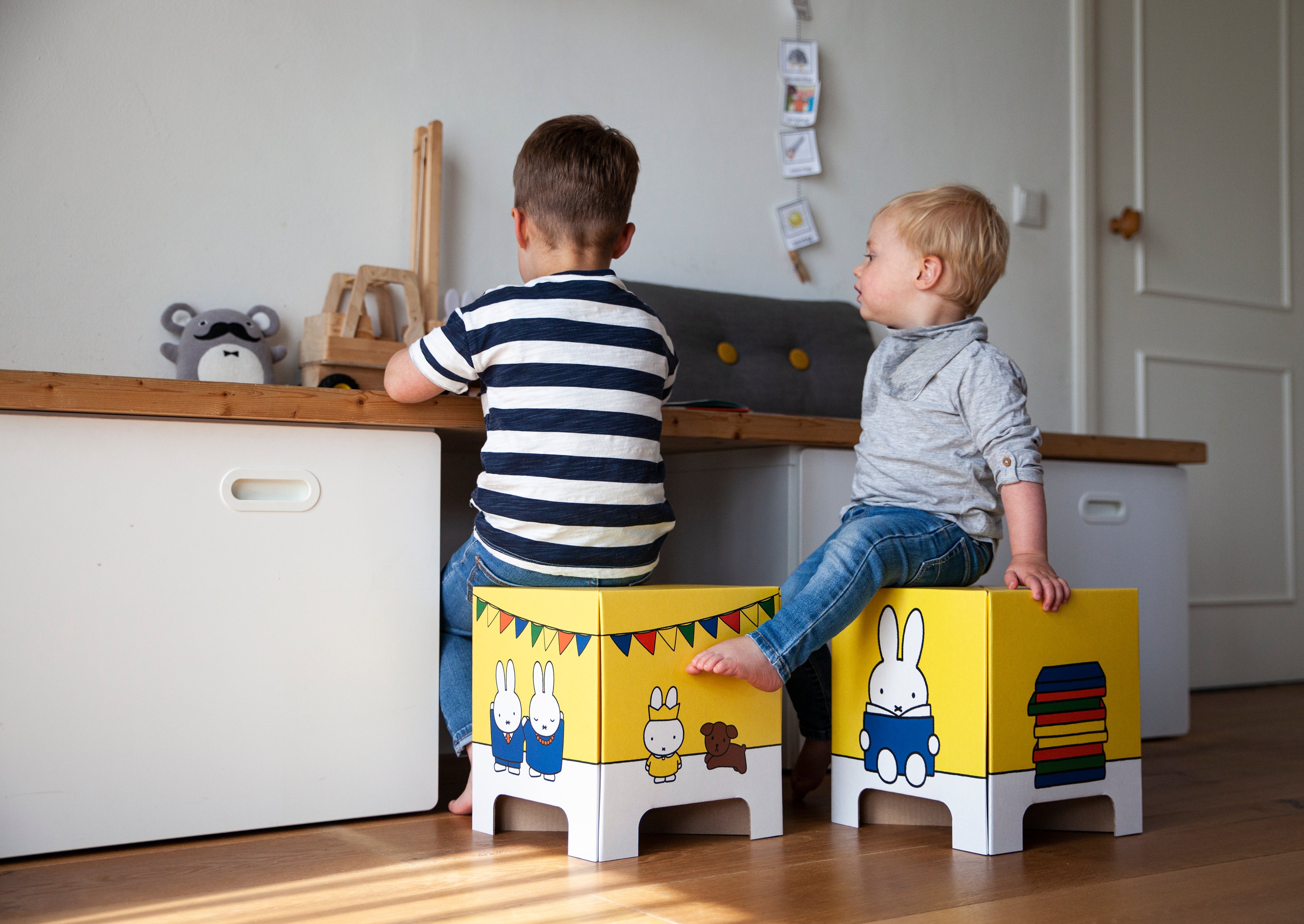 Miffy stool book cardboard