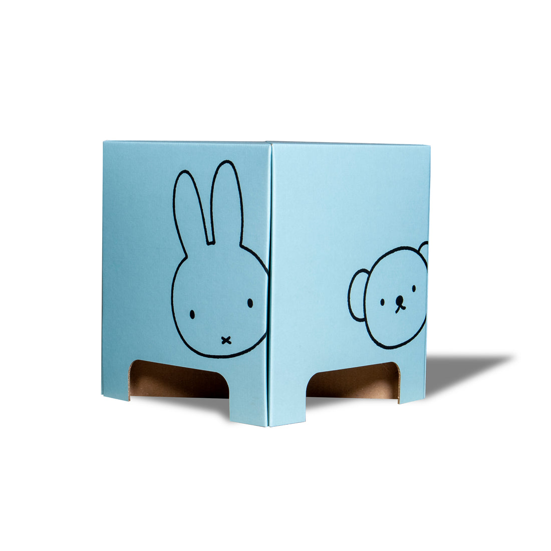 Miffy stool light blue cardboard