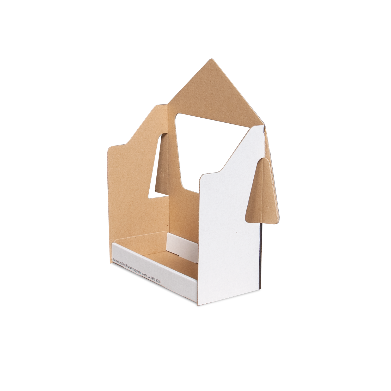 Puppet theater Miffy small color-in cardboard