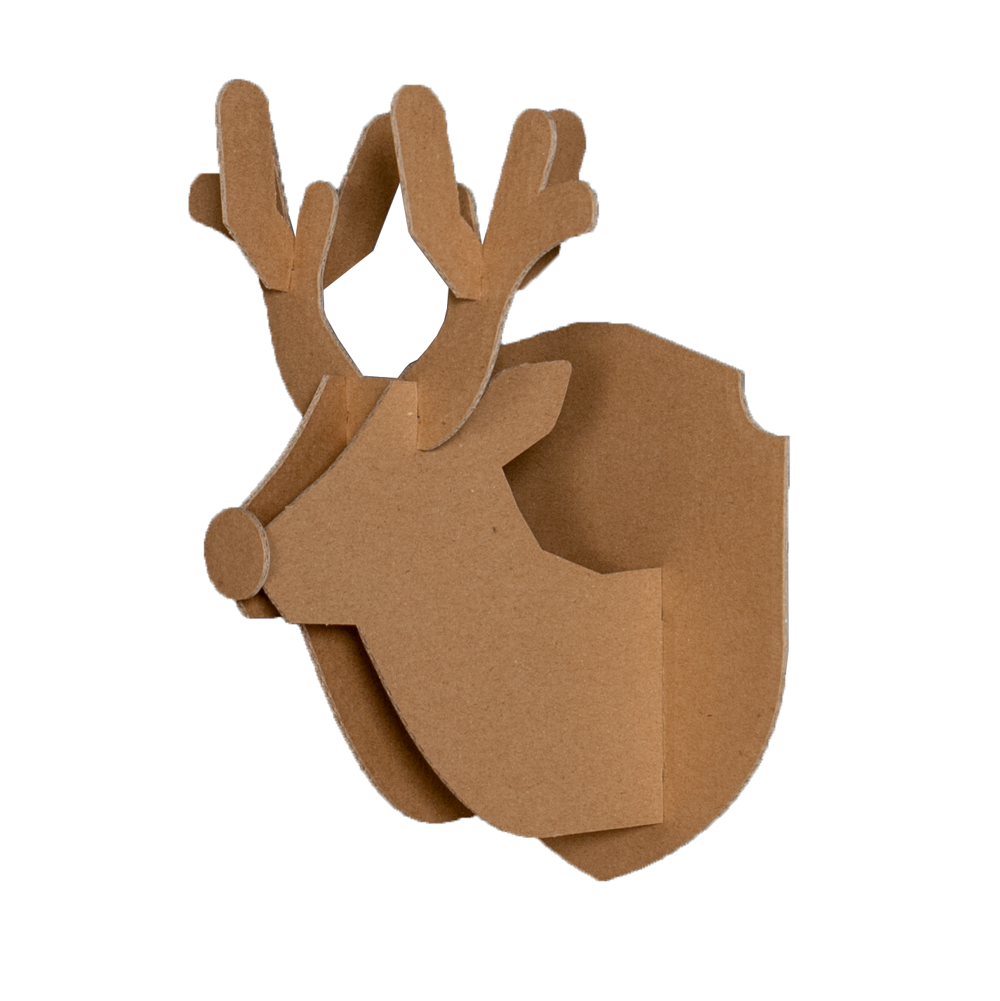 Reindeer head cardboard