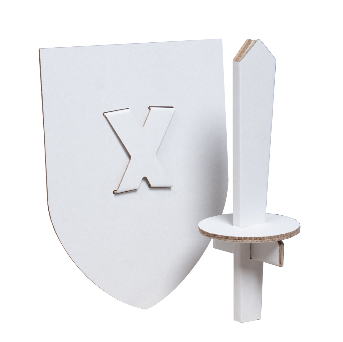 Knight costume small cardboard