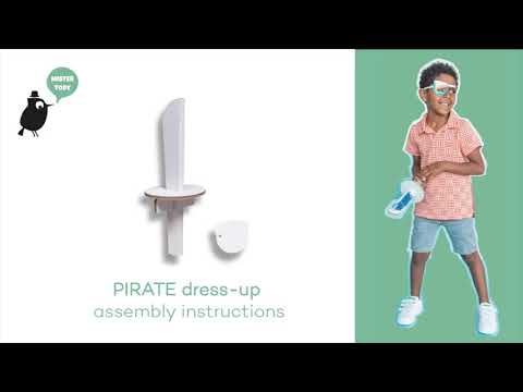 Pirate costume cardboard