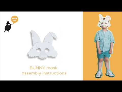 Bunny mask cardboard