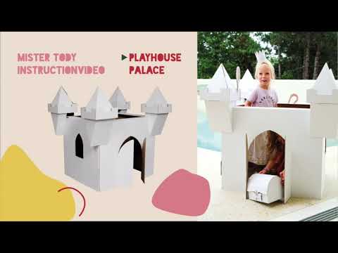 Castle princess playhouse cardboard