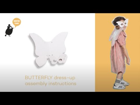 Butterfly costume cardboard