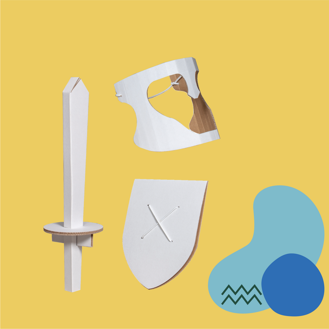 Knight costume XL cardboard